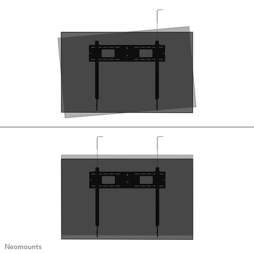 Neomounts WL35-750BL18 TV mount/stand 2.49 m (98") Black - Image 11