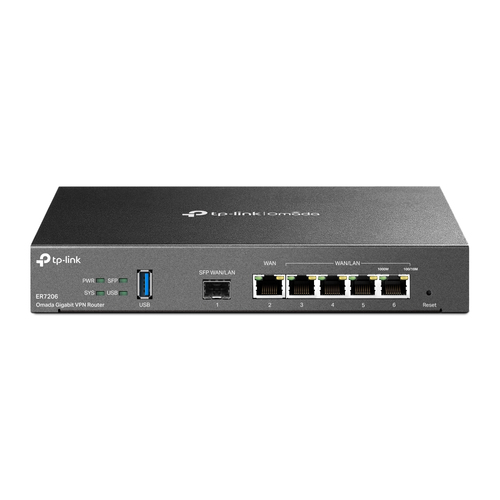 TP-Link Omada ER7206 wired router Gigabit Ethernet Black
