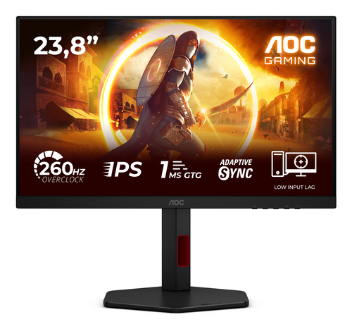 AOC G4 24G4ZR computer monitor 60.5 cm (23.8") 1920 x 1080 pixels Full HD LED Black, Red