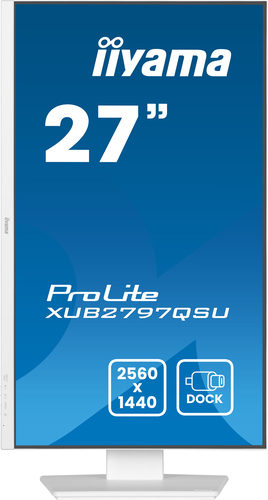 iiyama ProLite XUB2797QSU-W2 computer monitor 68.6 cm (27") 2560 x 1440 pixels Quad HD LED White - Image 3