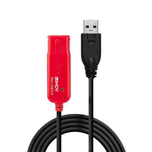 Lindy 42923 USB cable USB A Black, Red