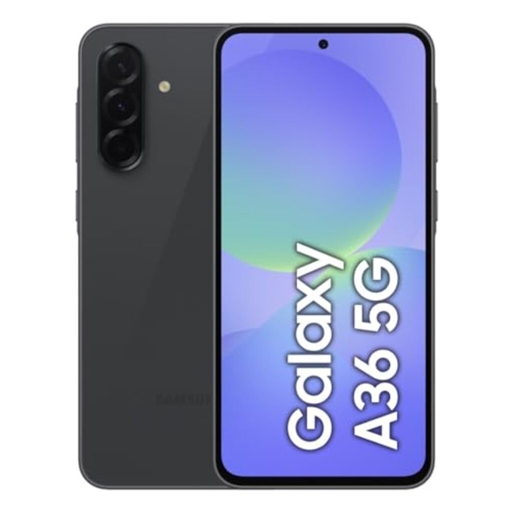 Samsung Galaxy A36 - Enterprise Edition - 5G smartphone - dual-SIM - RAM 6 GB / Internal Memory 128 GB - OLED display - 6.7" - 2340 x 1080 pixels (120 Hz) - 3x rear cameras 50 MP, 8 MP, 5 MP - front camera 12 MP - awesome black