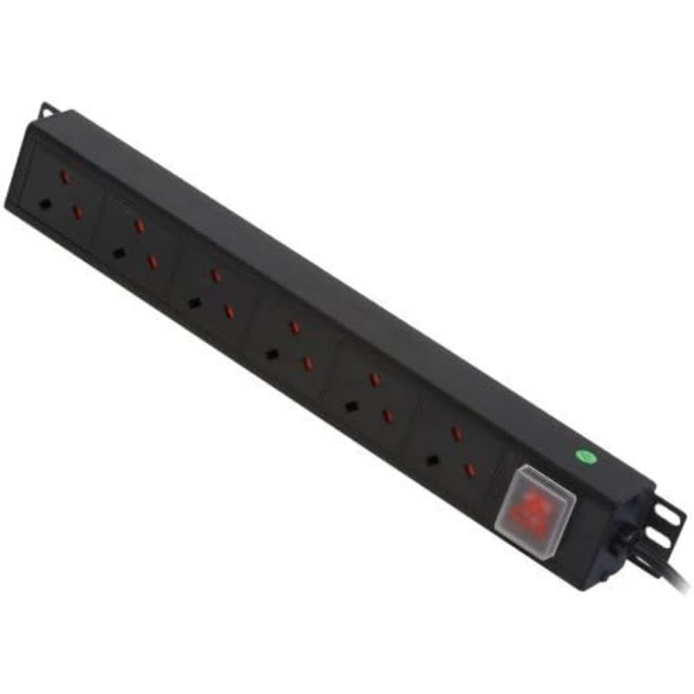 VERTICAL 6 WAY UK PLUG