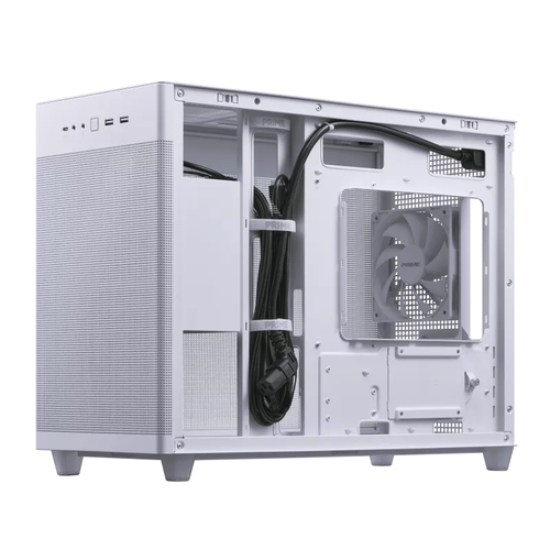 ASUS PRIME AP201 CASE TG WHITE Mini Tower - Image 7