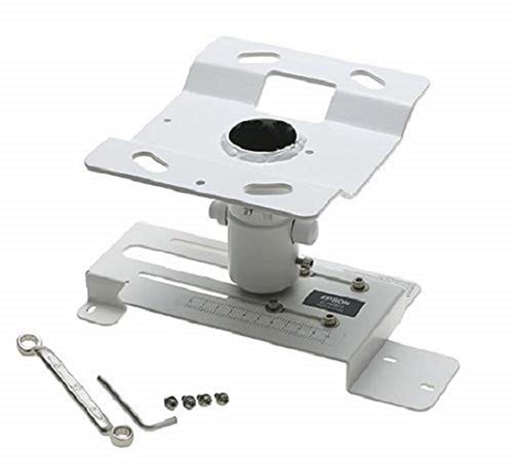 White Ceiling Mount and Plate
