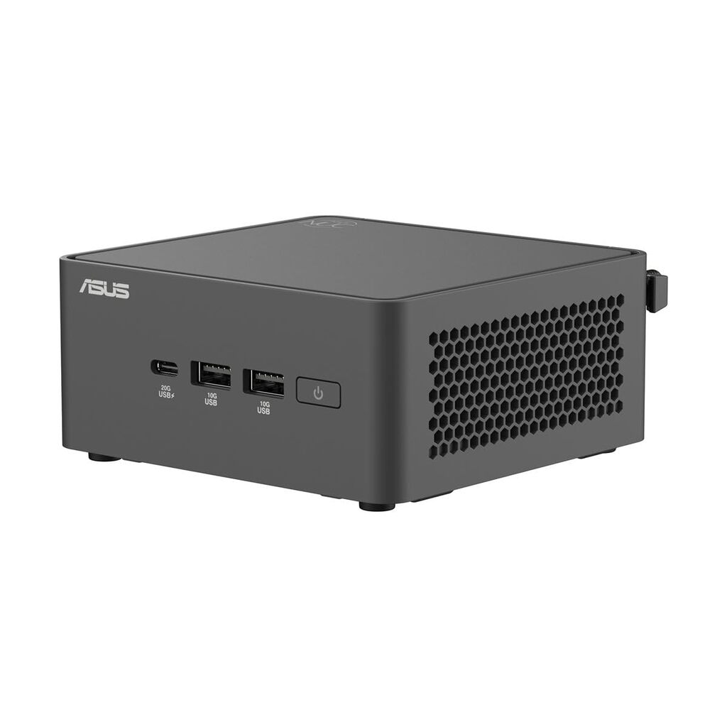 ASUS NUC 15 Pro Tall Kit RNUC15CRHI300000 - Barebone - mini PC 1 x Core 3 100U / up to 4.7 GHz - vPro - RAM 0 GB - Intel Graphics - IEEE 802.11ax (Wi-Fi 6), IEEE 802.11be (Wi-Fi 7), Bluetooth 5.4, Gigabit Ethernet, 2.5 Gigabit Ethernet - black