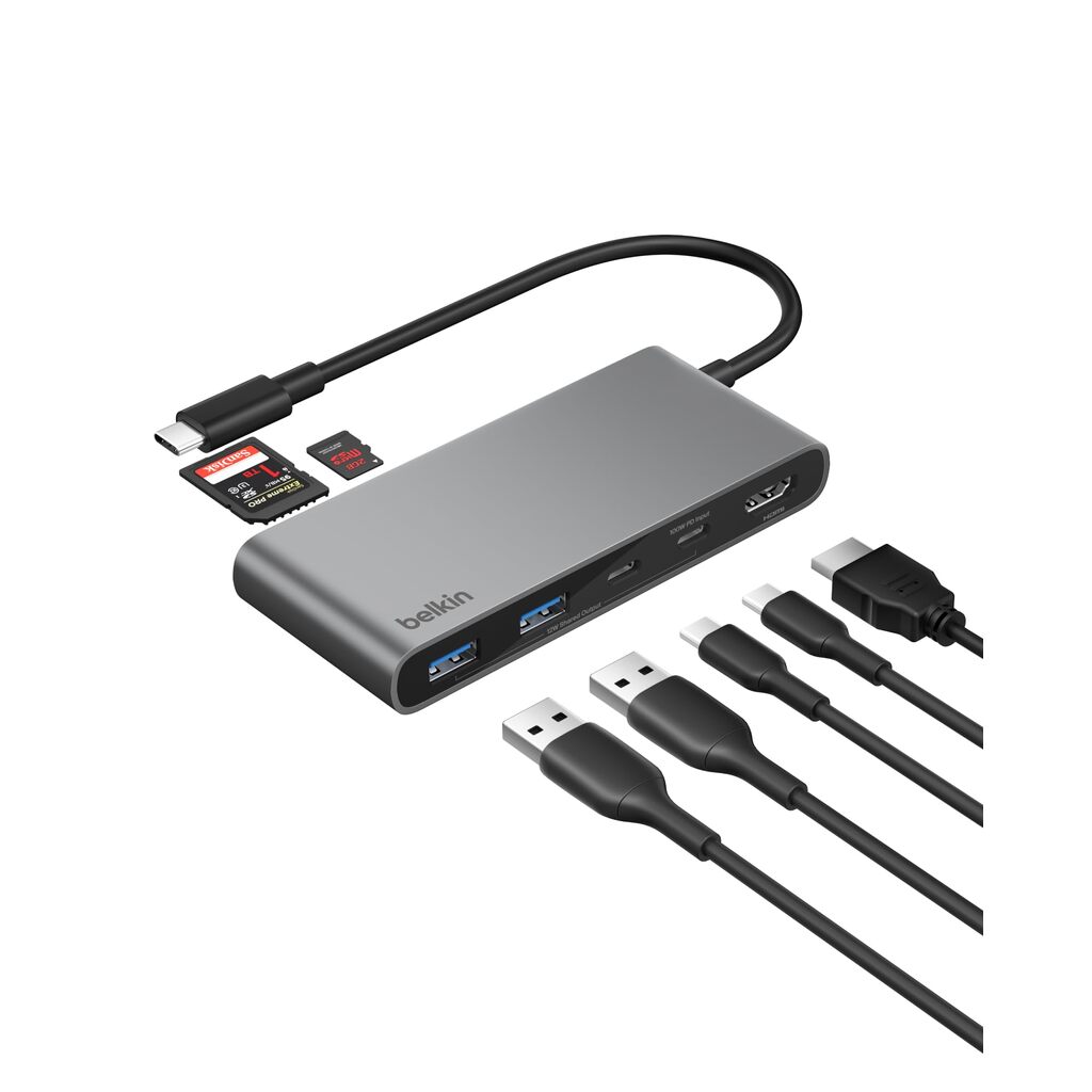 CONNECT 7-PORT USB-C HUB DUAL USB-C