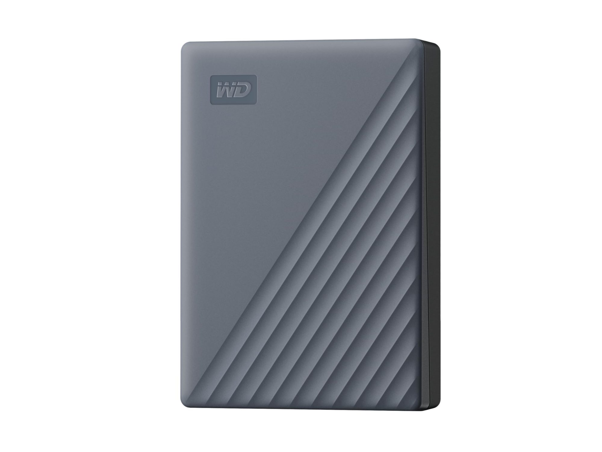 WD My Passport WDBY3J0060BGY - Hard drive - encrypted - 6 TB - external (portable) - USB 3.2 Gen 1 - 256-bit AES - silicon grey