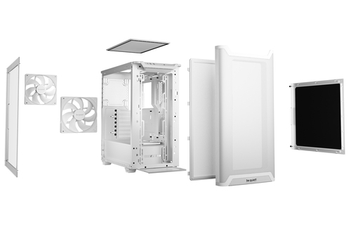be quiet! PURE BASE 501 Airflow Window White Midi Tower - Image 4