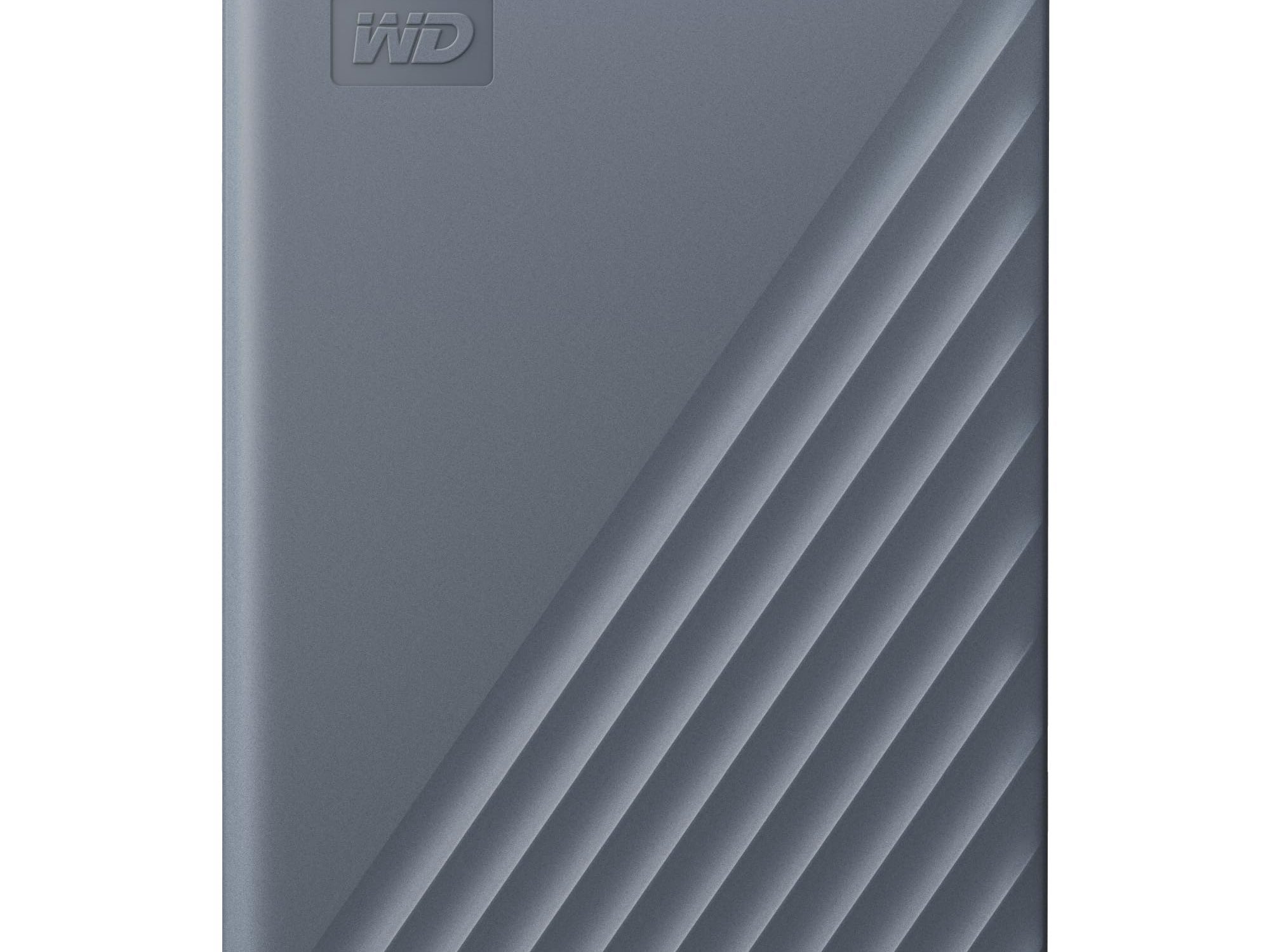 WD My Passport WDBWML0020BGY - Hard drive - encrypted - 2 TB - external (portable) - USB 3.2 Gen 1 (USB-C connector) - 256-bit AES - silicon grey