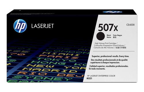 HP 507X High Yield Black Original LaserJet toner cartridge 1 pc(s)