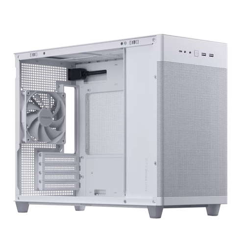 ASUS PRIME AP201 CASE TG WHITE Mini Tower - Image 4