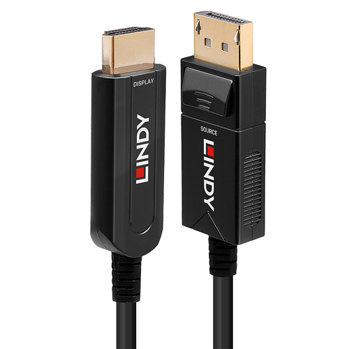 Lindy 38490 video cable adapter HDMI Type A (Standard) Black