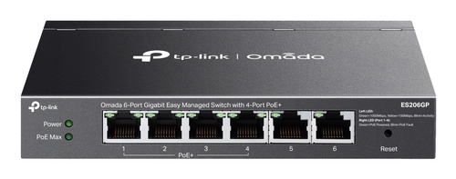 TP-Link Omada ES206GP network switch Managed Gigabit Ethernet (10/100/1000) Power over Ethernet