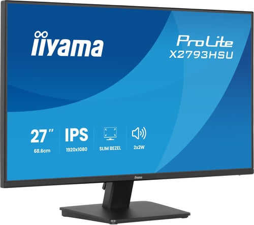 iiyama ProLite X2793HSU-B1 computer monitor 68.6 cm (27") 1920 x 1080 pixels Full HD LED Black - Image 2