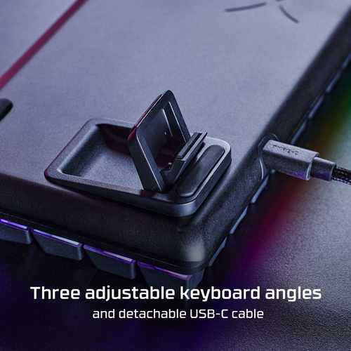 HyperX Alloy Origins 65 - Mechanical Gaming - HX Red (USLayout) (HKBO1T-RD-US/N) keyboard USB Black - Image 7
