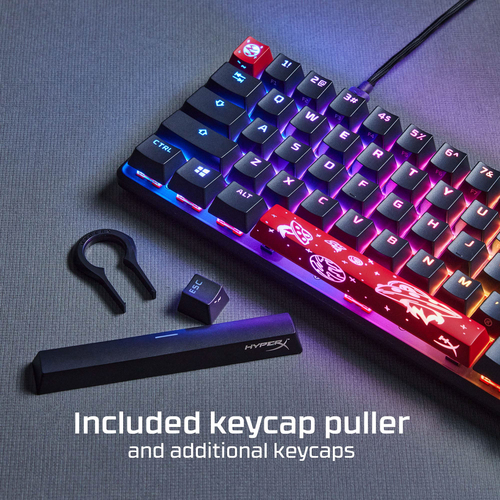 HyperX Alloy Origins 65 - Mechanical Gaming - HX Red (USLayout) (HKBO1T-RD-US/N) keyboard USB Black - Image 8