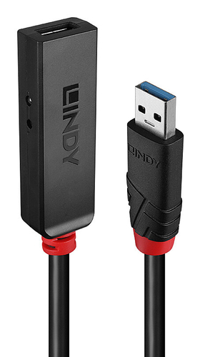 Lindy 43402 interface hub USB 3.2 Gen 1 (3.1 Gen 1) Type-C 5000 Mbit/s Black