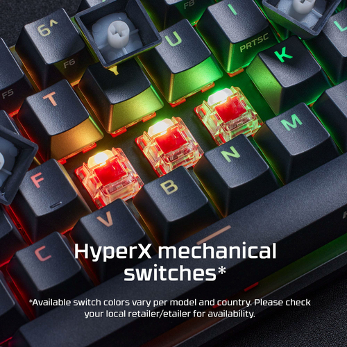HyperX Alloy Origins 65 - Mechanical Gaming - HX Red (USLayout) (HKBO1T-RD-US/N) keyboard USB Black - Image 6