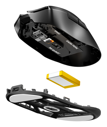 be quiet! Dark Perk | Ergo mouse Gaming Right-hand RF Wireless + USB Type-C Optical 32000 DPI - Image 6
