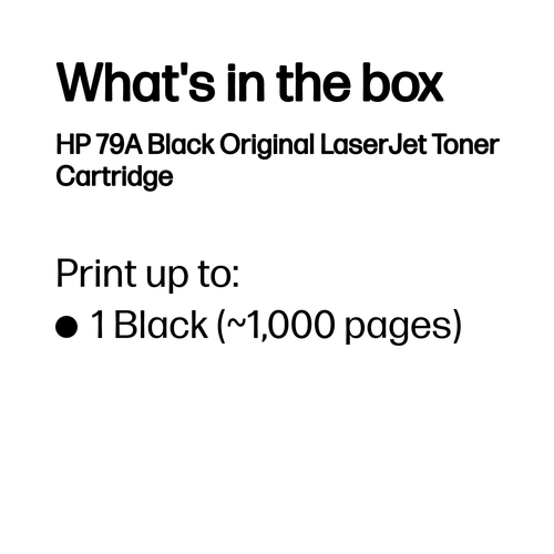 HP 79A Black Original LaserJet toner cartridge 1 pc(s) - Image 3