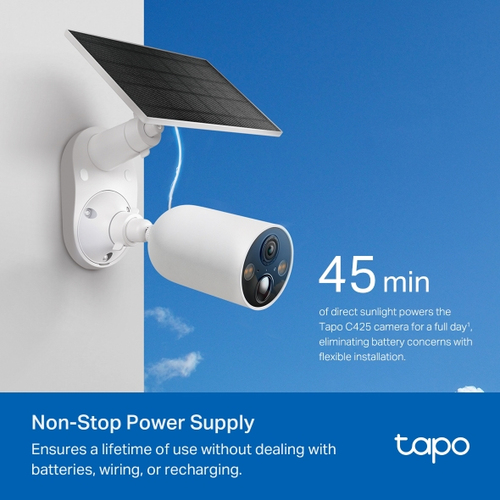 TP-Link Tapo C425 KIT Bullet IP security camera Outdoor 2560 x 1440 pixels Ceiling/wall - Image 4