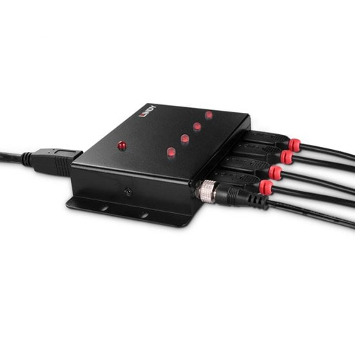 Lindy 43374 interface hub USB 3.2 Gen 1 (3.1 Gen 1) Type-B 5000 Mbit/s Black - Image 4