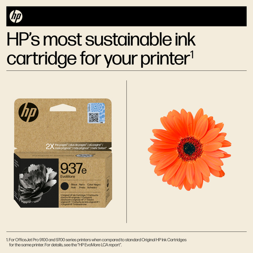 HP 937e EvoMore Black Original ink cartridge 1 pc(s) High (XL) Yield - Image 7