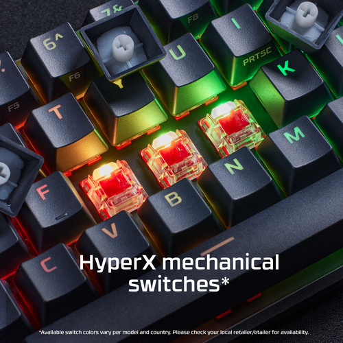 HyperX Alloy Origins 65 - Mechanical Gaming - HX Red (USLayout) (HKBO1T-RD-US/N) keyboard USB Black - Image 4