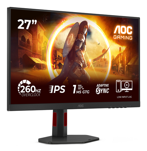 AOC G4 27G4ZR computer monitor 68.6 cm (27") 1920 x 1080 pixels Full HD LED Black, Red - Image 2