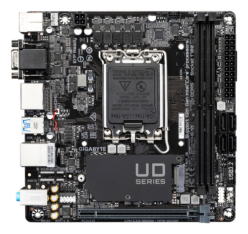 GIGABYTE H610I motherboard Intel H610 Express LGA 1700 mini ITX - Image 2