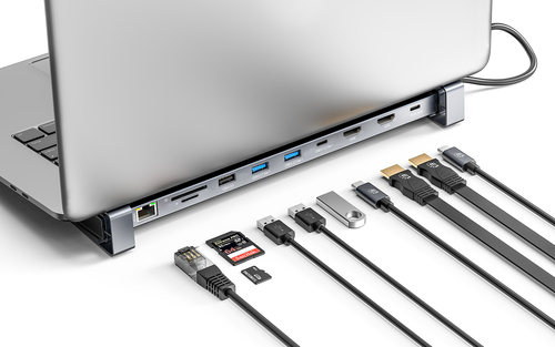 Manhattan 190398 laptop dock/port replicator Wired USB 3.2 Gen 1 (3.1 Gen 1) Type-C Grey - Image 5
