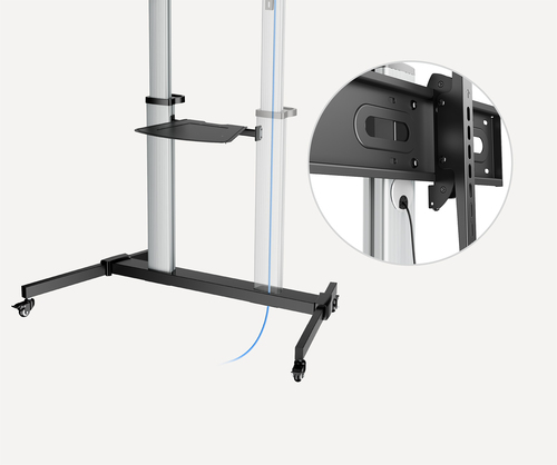 Manhattan 462563 TV mount/stand 2.54 m (100") Black, Silver - Image 11