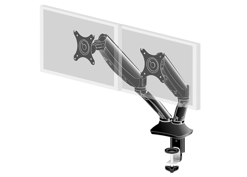 iiyama DS3002C-B1 monitor mount / stand 68.6 cm (27") Desk Black - Image 2