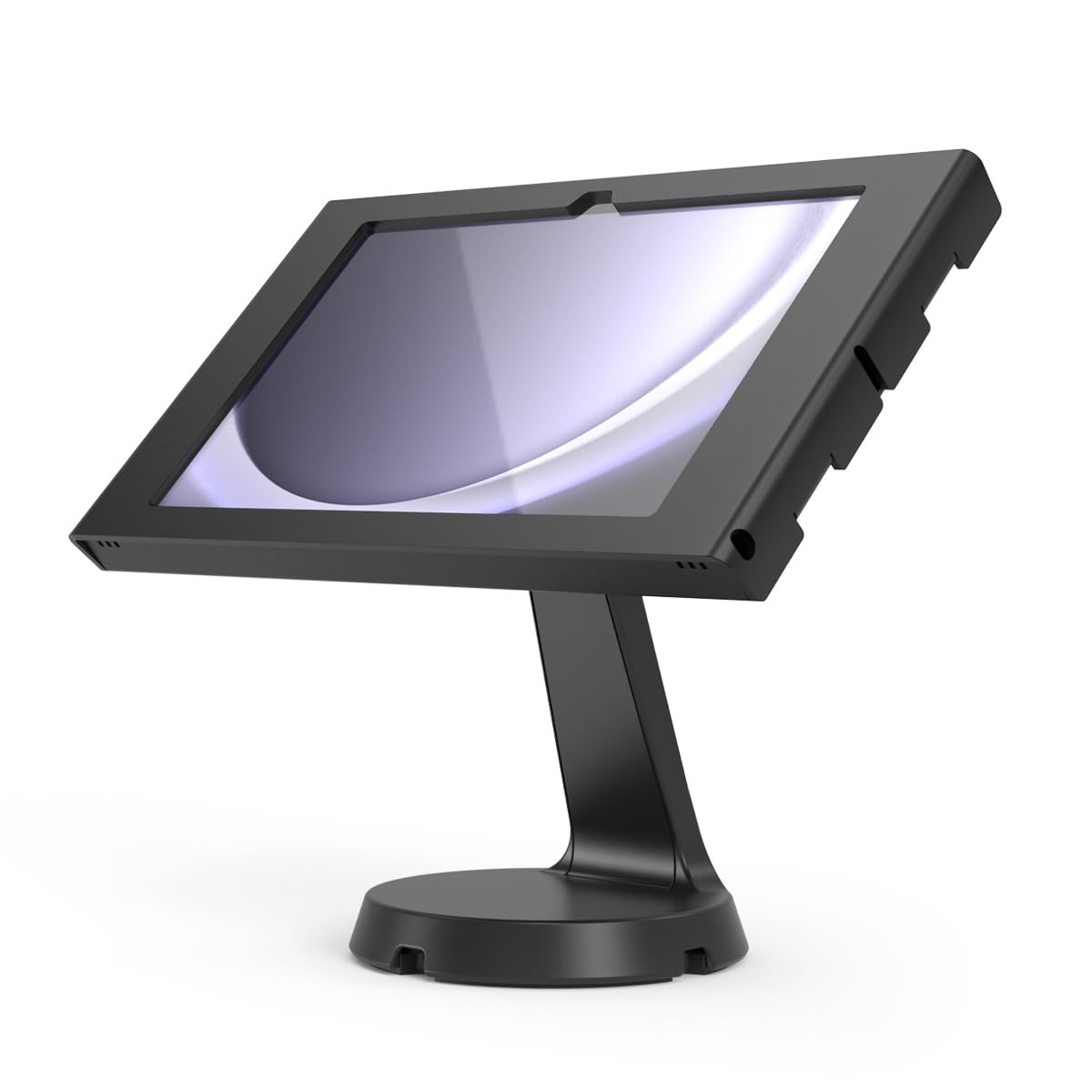 Compulocks Galaxy Tab A9+ Apex Enclosure Mast Counter Stand - Mounting kit (enclosure, stand) - for tablet - lockable - metal - black - counter - for Samsung Galaxy Tab A9+