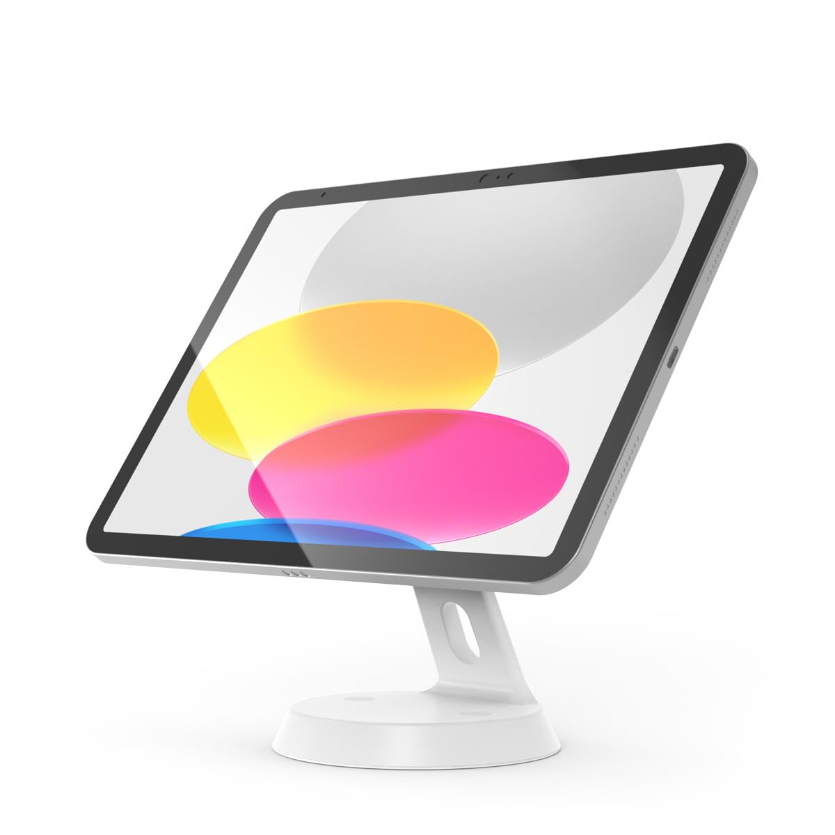 Compulocks GlideTab - Stand - for tablet - lockable - aluminium - white - screen size: up to 11" - counter top, wall-mountable