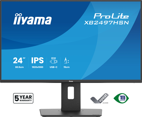 iiyama ProLite XB2497HSN-B1 computer monitor 60.5 cm (23.8") 1920 x 1080 pixels Full HD LED Black - Image 2