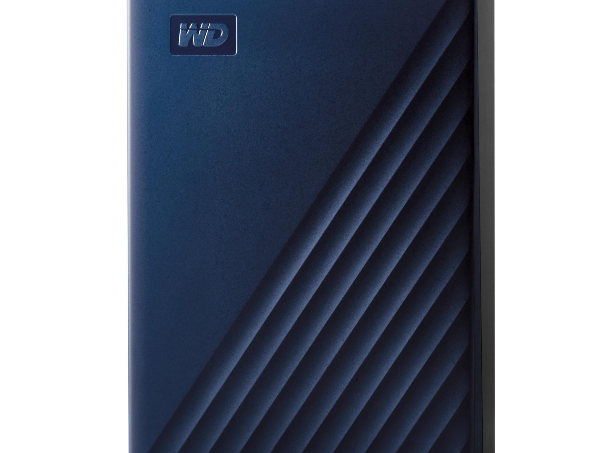 WD My Passport for Mac WDBK6C0060BBL - Hard drive - encrypted - 6 TB - external (portable) - USB 3.2 Gen 1 - 256-bit AES - blue