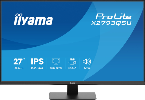iiyama ProLite X2793QSU-B1 computer monitor 68.6 cm (27") 2560 x 1440 pixels Quad HD LED Black - Image 3