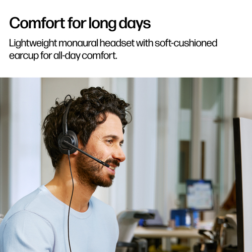 HP Poly Mission 425 Stereo USB Wired Headset Classic - Image 5