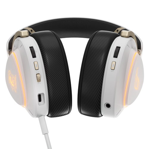 ASUS ROG Delta II-KJP Headset Wired & Wireless Head-band Gaming Bluetooth Black, White - Image 4