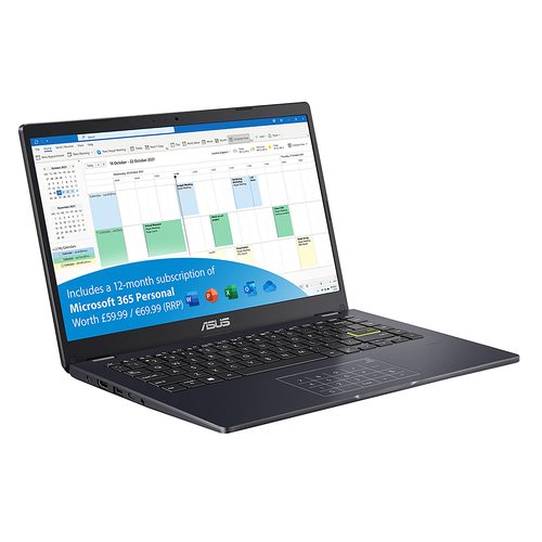 ASUS Vivobook Go 14 E410KA-EB996WS IntelĀ® CeleronĀ® N N4500 Laptop 35.6 cm (14") Full HD 4 GB