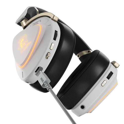 ASUS ROG Delta II-KJP Headset Wired & Wireless Head-band Gaming Bluetooth Black, White - Image 6