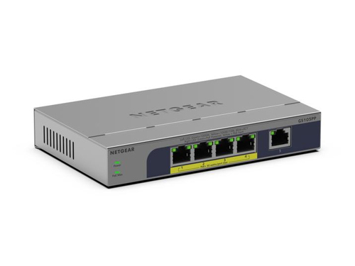 NETGEAR GS105PP Unmanaged Gigabit Ethernet (10/100/1000) Power over Ethernet (PoE)