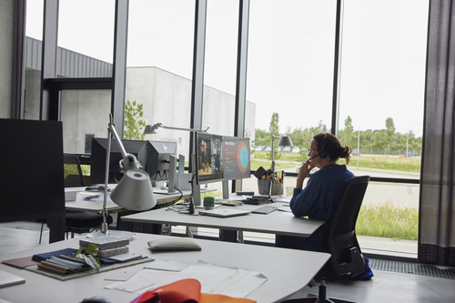 HP Poly Savi 8410 Office Monaural Microsoft Teams Certified DECT 1880-1900 MHz Headset - Image 2