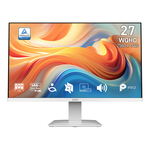 MSI Pro MP273QW E14 computer monitor 68.6 cm (27") 2560 x 1440 pixels Wide Quad HD White - Image 2