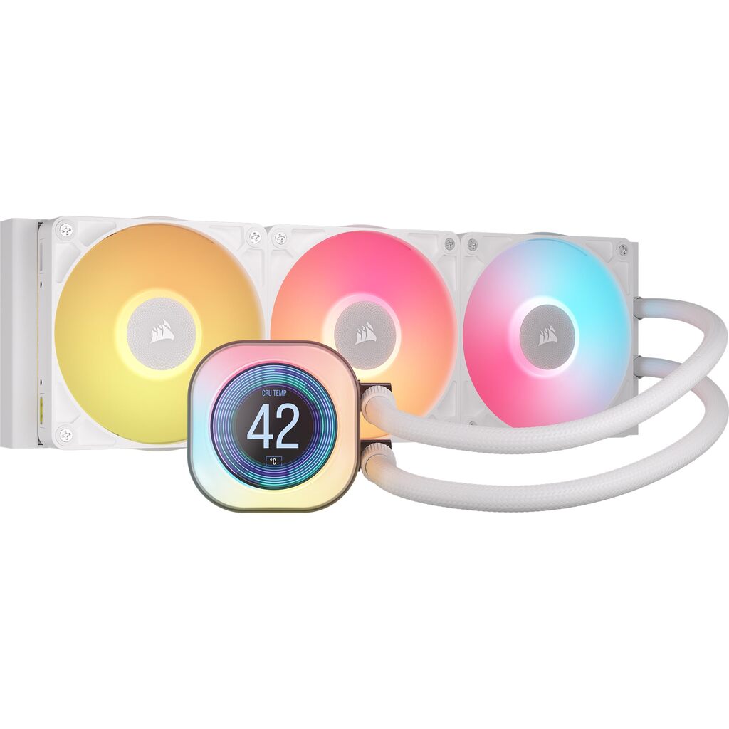 ICUE LINK TITAN 360 RX LCD COOLER WH