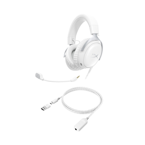 HyperX Cloud III - Gaming Headset (White) - Image 3