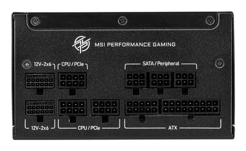 MSI MPG A850GS PCIE5 power supply unit 850 W 24-pin ATX ATX Black - Image 2