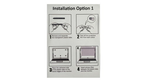 Origin Storage OSFDT2WPI24WL-169-AB display privacy filter 61 cm (24") Monitor/Laptop Frameless - Image 3